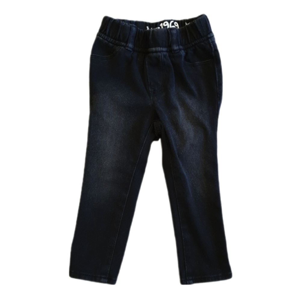 Baby Gap Littlest Leggings Skinny Jeans Pull On Pants Girls Size 18m 24m Black